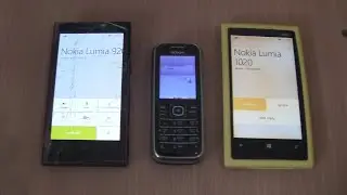 Incoming call & Outgoing call at the Same Time Nokia 6233+2 Nokia Lumia 920-1020