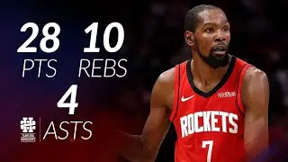Kevin Durant 28 pts 10 rebs 4 asts vs Bulls 25/26 season