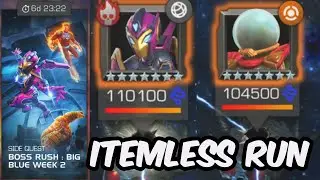 Itemless Boss Rush: Big Blue Week 2 - Side Event Quest - Mysterio - Marvel Contest of Champions