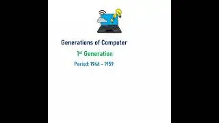 Generation of Computers 💻