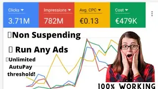 Google Ads Full New Non Suspending Big Threshold Method 2022!
