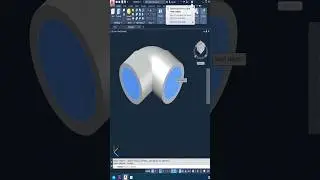 AutoCAD 3d Design Short tutorial #viral #autocad #3d #design #youtubeshorts #shorts #short