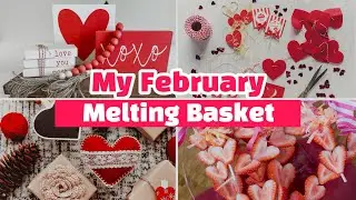 February Wax Melting Basket 2026💕🌹🫶🏾🥰