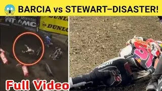 Justin Barcia vs Malcolm Stewart Crash at Anaheim 2026 | Shocking Supercross Moment