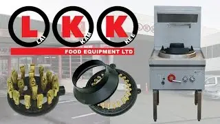 LKK Waterless Wok Bench Burner Options