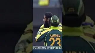 Muhammad Yousaf bowling vs batting (One Ball One Wicket) #shorts