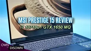 All Day Battery life ! MSI Prestige 15 - Six Cores/GTX 1650MQ.
