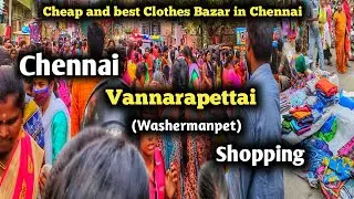 Cheap and best Shopping in Chennai, Washermanpet (Vannarapettai) - @Vlog Thamila - V190