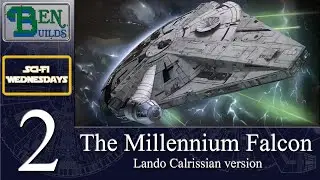 Sci-Fi Wednesdays - 1/144 scale - Millennium Falcon (Lando's Ver.) ep. 02