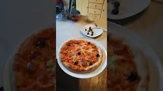 pizza su pietra refrattaria nel forno di casa