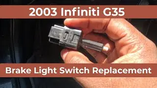 Infiniti G35/G37 Brake Light Switch Replacement