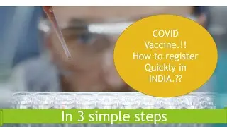 Covid Vaccine Registration in India through #CoWinPortal #covidvaccine