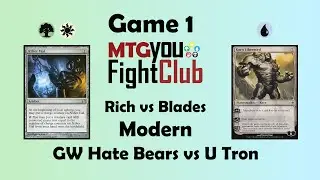 Game 1 and Sideboard: GW Hate Bears vs U Tron