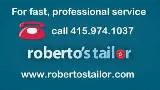 Robertos Tailor in Downtown San Francisco | 415.974.1037