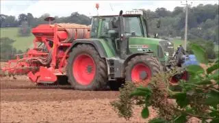 Two Fendts Power Harrowing & Drilling