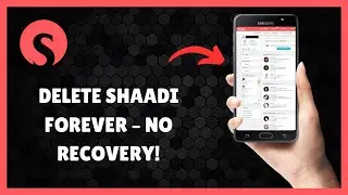 Как удалить аккаунт SHAADI навсегда (2025)