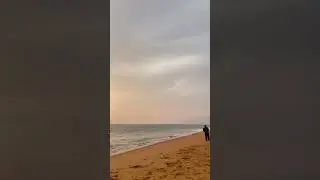 St.Andrews Beach 🌊#nature #couple #beach #sunset #thiruvananthapuram