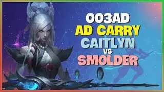 003ad Challenger Caitlyn Masterclass: Insane Spacing & Mechanics Engsub
