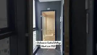 Luxury fully furnished 1 bedroom in Central Pattaya only 150m to the Beach 🏖