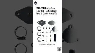 2014-2017 Dodge Ram 1500 3.0L EcoDiesel EGR Valve & Cooler Delete Kit