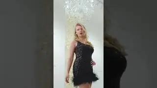 $148.00  Elegant Formal Scoop Neck Sleeveless Sequin Mini Party DressesSKU: FSWD0083-Black