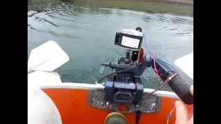Diy electric outboard motor test