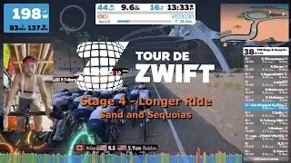 TITANS GROVE ATTACK TO THE FINISH / Tour de Zwift 2021 Stage 4 - Longer Ride // Zwift Event