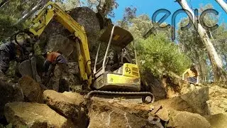 A day in the life of the Australian Alpine EPIC MTB Trail Mt Buller, GoPro timelapse