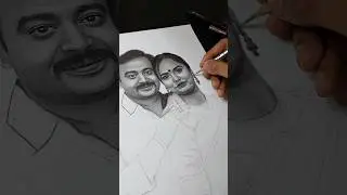 Black and white pencil sketch Part- 1 | DM for paid work 7877080751 ✅  #sketch #art #shorts