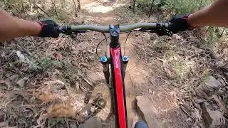 Australian alpine epic trail descent.