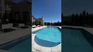 INSANE BACKYARD RATE IT FROM 1/10 #shorts #toronto #pool #luxuryrealestate