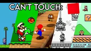 PLAYING RETRO MARIO GAMES BUT I CANNOT TOUCH RED!!!