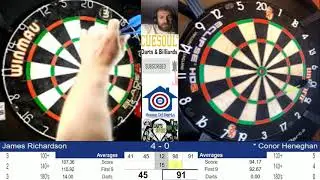 James Richardson vs Conor Heneghan -- L R D -- Tom Baughan's Saturday Knockout -- Quarterfinals --