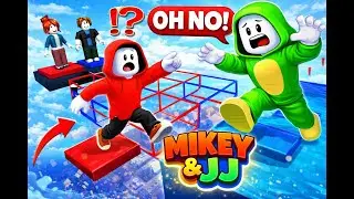 MIKEY & JJ CAN&rsquo;T DO THIS ALONE&hellip; 😱 | Roblox Teamwork Obby
