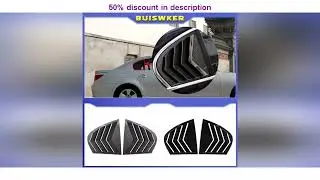 Latest Products You Must Know!&nbsp;For BMW Car Styling Rear Window Louvers 5 Series E60 2004-2010 Rea