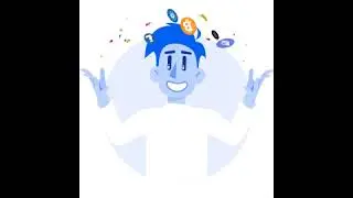 Confetti Character Lottie Files Animations for website and Mobile Application