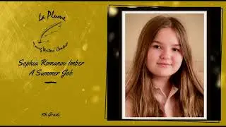 2020 La Plume Young Writers' Contest Award Ceremony