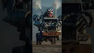 Truck convert to monster robot flying #trending #truck #robot #flying #viral #shortsfeed #shorts
