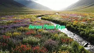 Deep relaxation with soft piano keys for stress relief serene piano keys