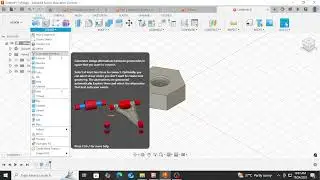 Plummer Block Nut Part 6 Fusion 360