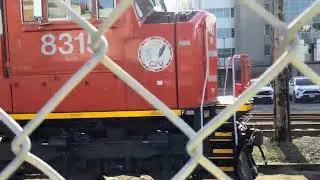 Showing you guys the CN 8315 locomotive in Vancouver BC Canada 