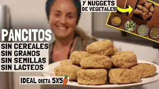 Pan para salir de la adicción a la harina! sin cereales, s/semillas, s/lácteos ideal 5X5🥕y Nuggets