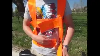 TRAFFIC SAFETY VEST OF HIGH VISIBILITY 