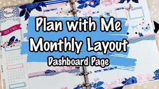 📒Plan with Me ~ ✍️Happy Planner Monthly Layout ~ March ~ Using Live Love Posh Chic Spring Stickers