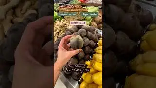 Tuberculos x Ra&iacute;zes. EMAGRECIMENTO J&Aacute; #receita #comersaudavel #viralvideo #massa