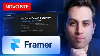Criei um NOVO site no Framer (No-Code) - Saiba Porque...