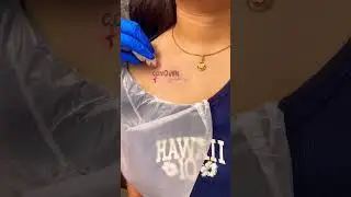 Collarbone Tattoo | Annu Rathore Indore #tattooartist #dailylifestyle #tattooartistinindia #annu