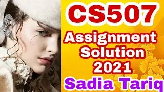 CS507 Assignment Solution 2021 with Sadia Tadiq