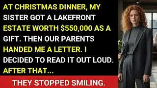 For Christmas, My Sister Got Her Lakefront Estate For $550,000 And They Handed Me A Letter That Said