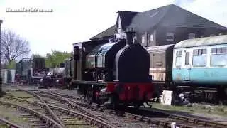 Lincolnshire Wolds Railway 'Easter Steam Gala' 19.04.2014 Part 1/2